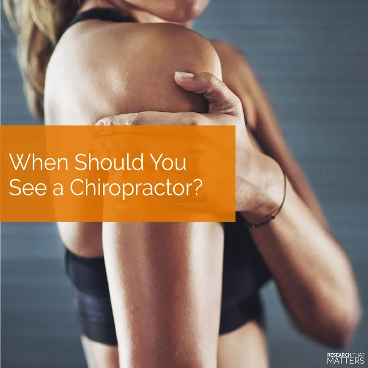 Chiropractic Kissimmee FL When Should You See A Chiropractor
